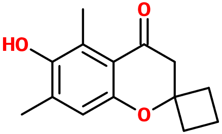 (图片) MC080196 6-OH-5,7-dimethylspiro[chromene-2,1'-cyclobutan]-4-one